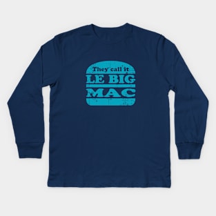 Pulp Fiction - le big mac Kids Long Sleeve T-Shirt